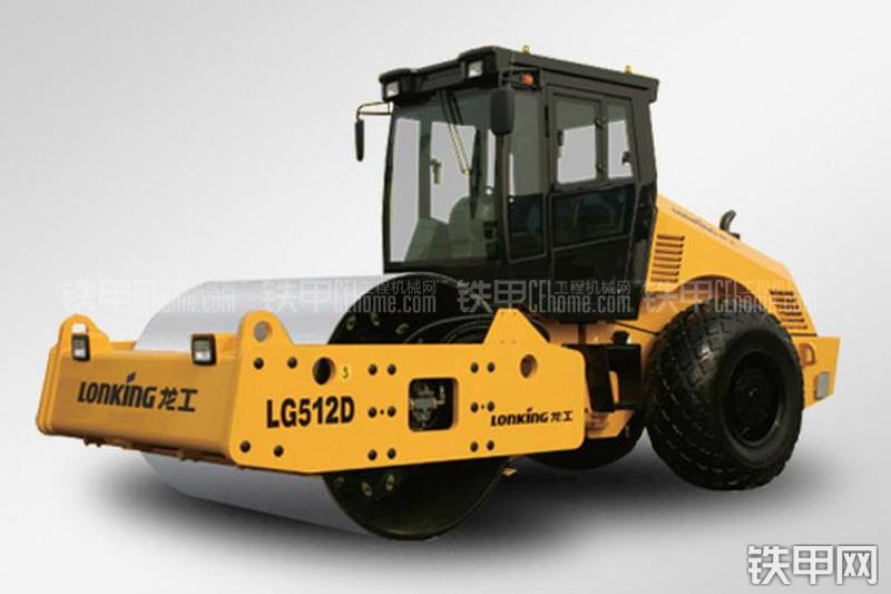 龙工LG512D全液压压路机整机外观