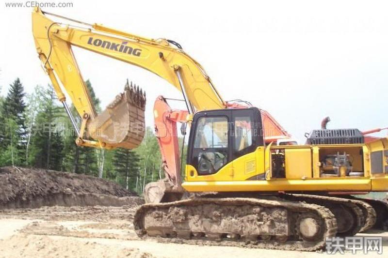 龙工LG6360挖掘机整机外观