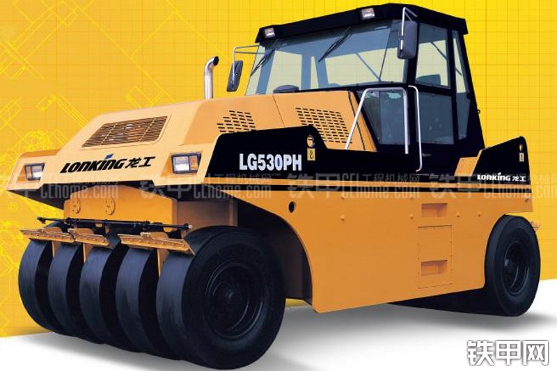龙工LG530PH压路机整机外观