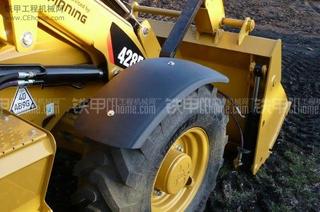 卡特彼勒428E侧移挖掘装载机局部