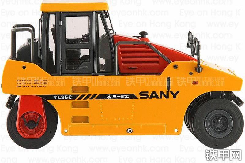 三一重工YL25C压路机整机外观