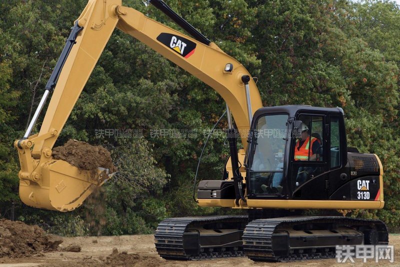 卡特彼勒313D挖掘机整机外观