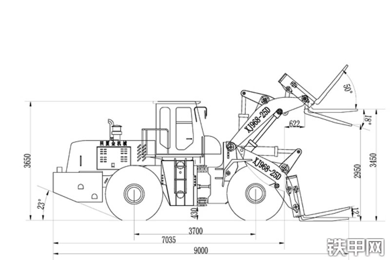 厦金机械XJ968-25D短轴距叉装车叉装车其他
