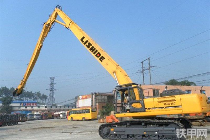 力士德SC450.8LC加长臂拆除臂整机外观
