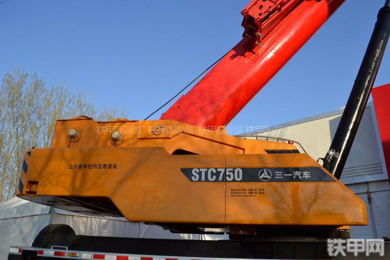 三一重工STC750起重机局部