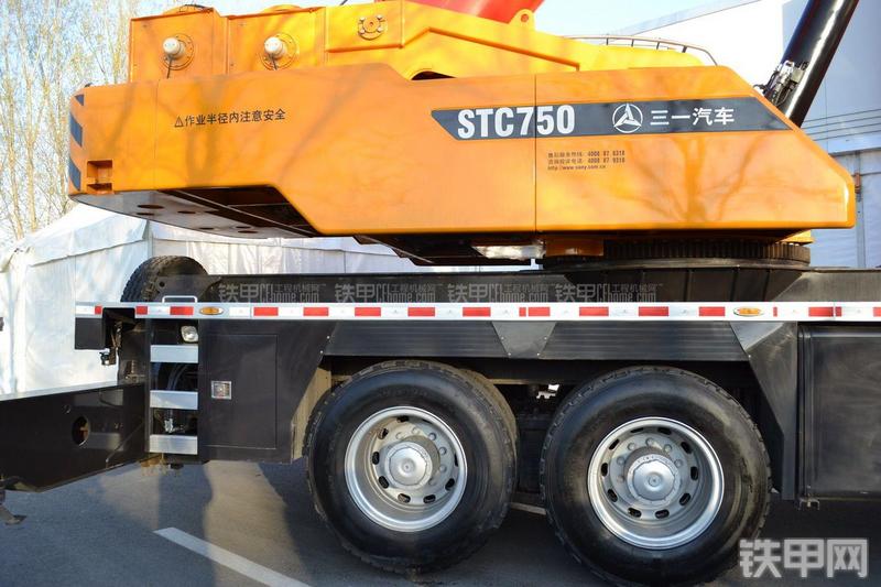 三一重工STC750起重机局部