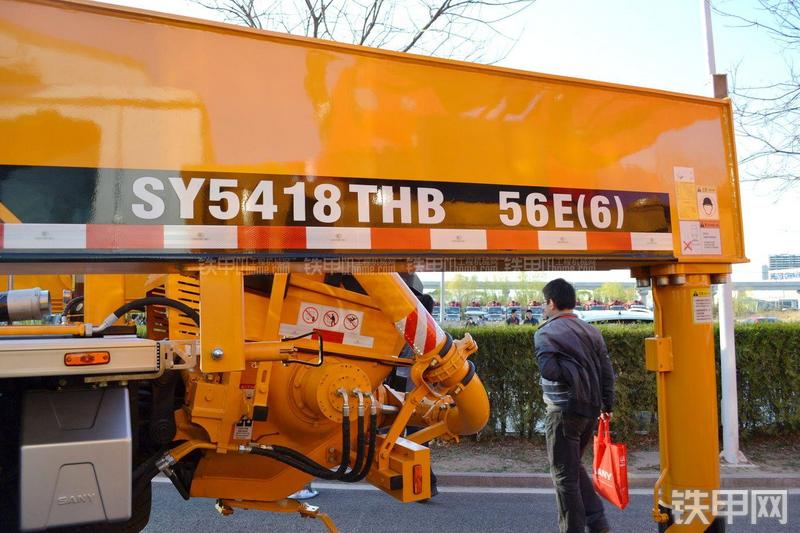 三一重工SY5418THB-56E(6)泵车局部