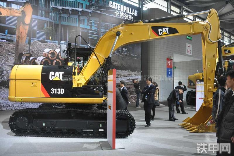 卡特彼勒313D挖掘机整机外观