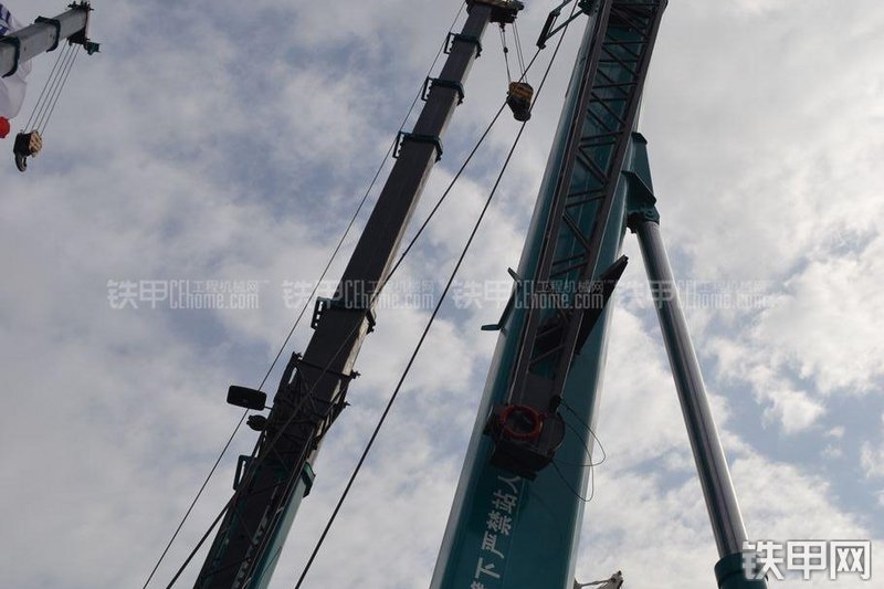 山河智能SWTC50伸缩臂起重机局部