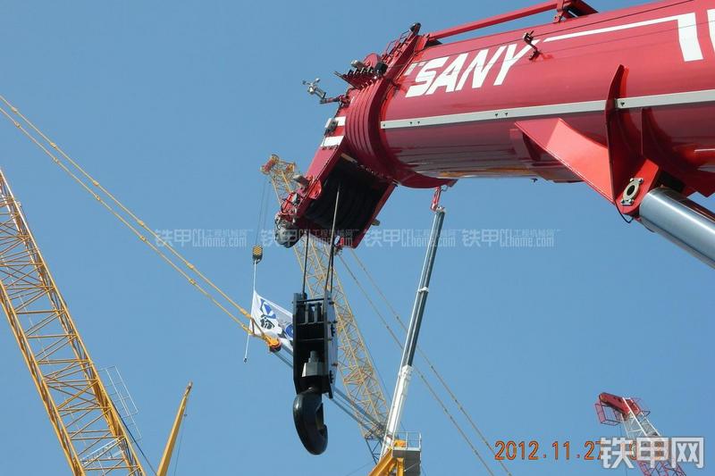 三一重工STC1250起重机局部