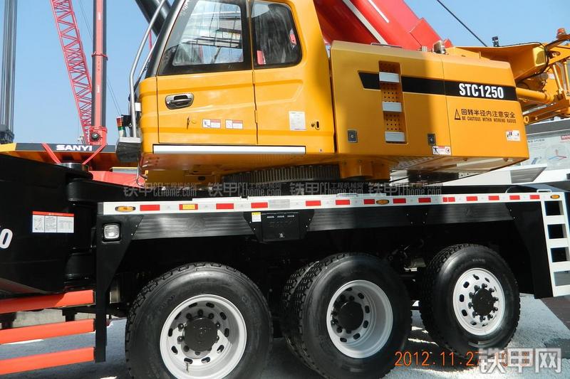 三一重工STC1250起重机局部