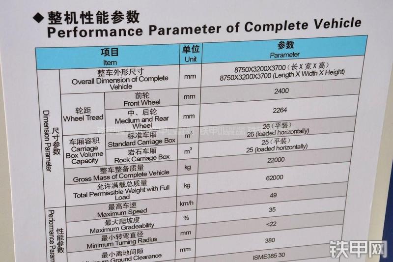宇通YT3628非公路自卸车其他