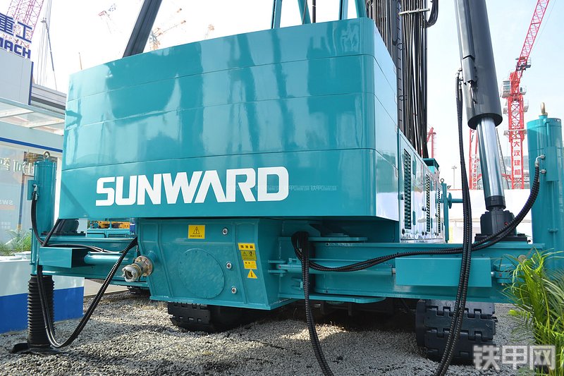 山河智能SWSD3612长螺旋钻机局部