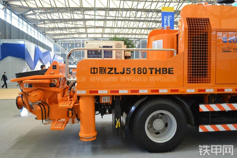 中联重科ZLJ5180THBE车载泵局部