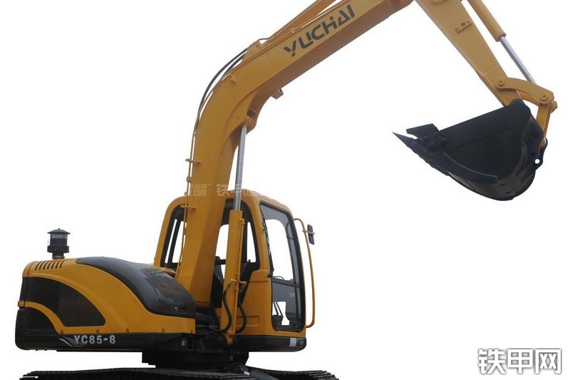 玉柴YC85-8挖掘机整机外观