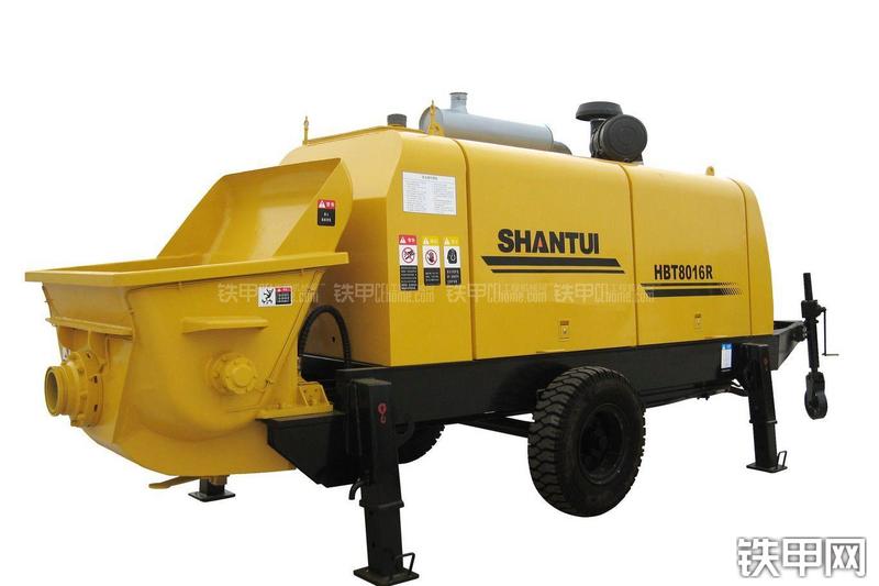 山推HBT8016R-Ⅱ拖泵整机外观