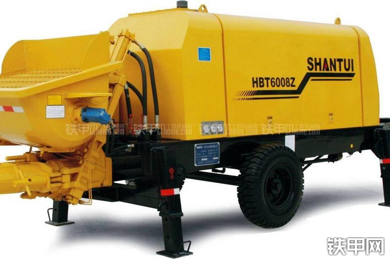 山推HBT6008Z拖泵整机外观
