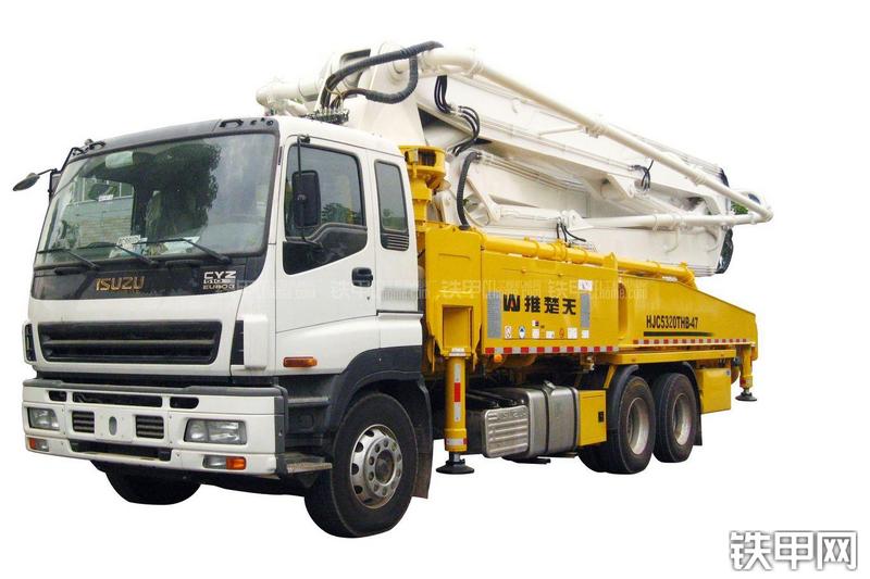 山推HJC5320THB-47五十铃泵车整机外观
