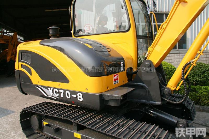 玉柴YC70-8挖掘机局部