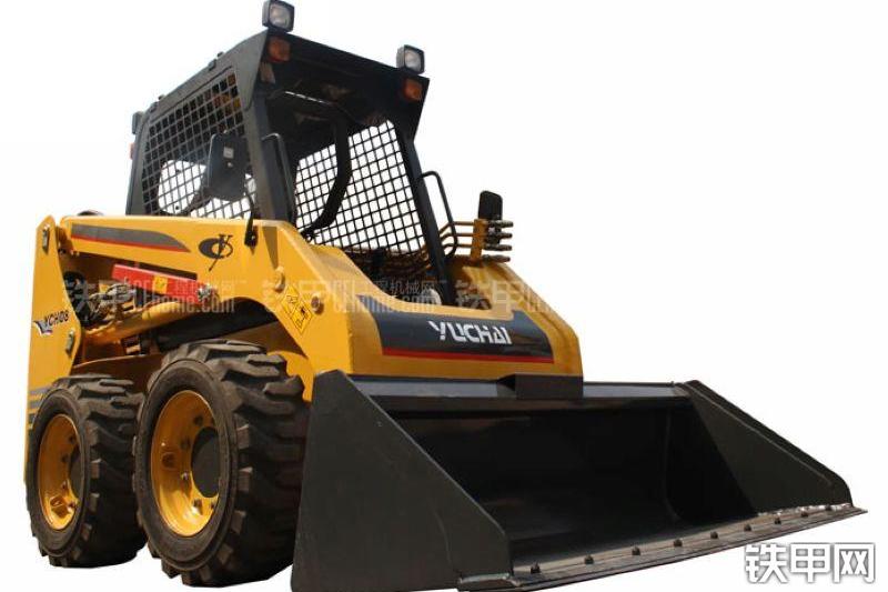 玉柴YCH08滑移装载机整机外观