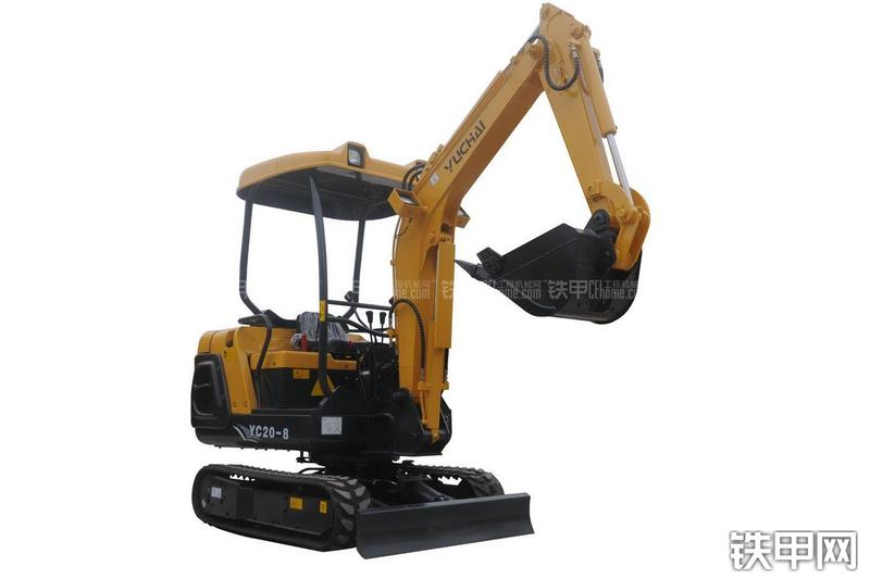 玉柴YC20-8挖掘机整机外观