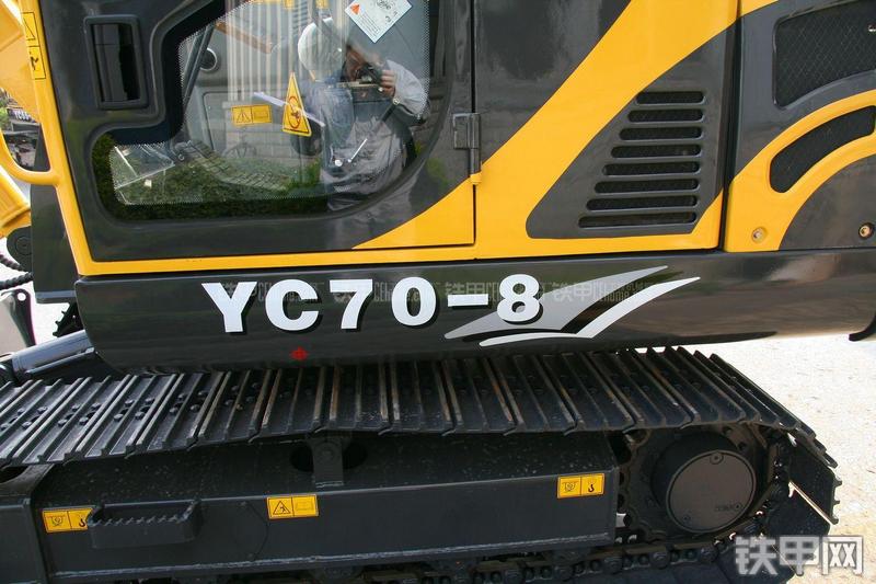 玉柴YC70-8挖掘机局部