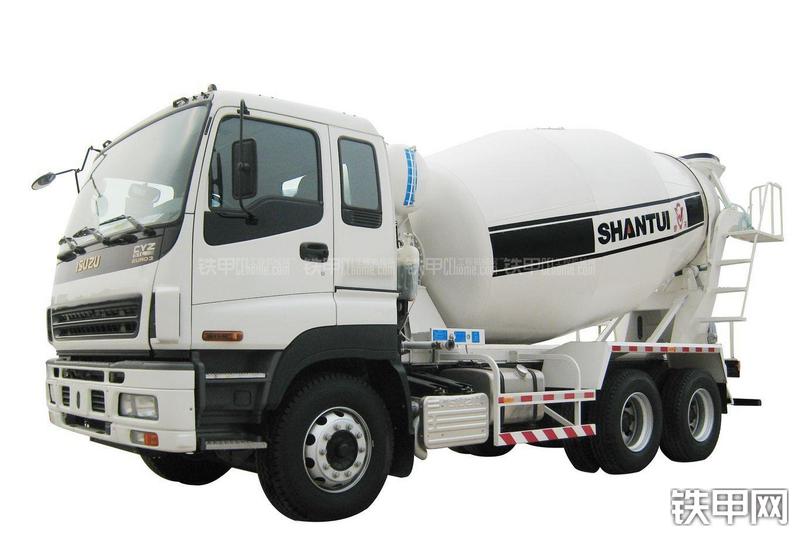 山推HJC5256GJB陕汽搅拌运输车整机外观