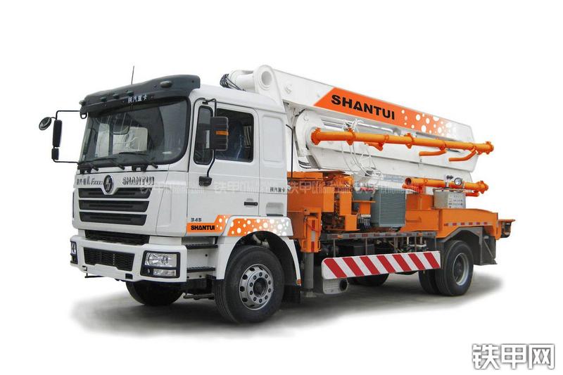 山推HJC5160THB-26陕汽泵车整机外观