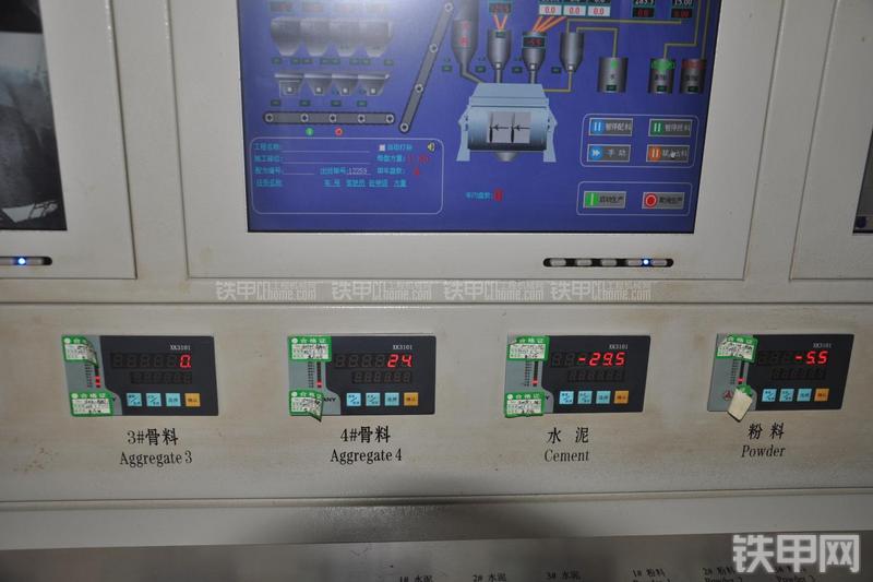 三一重工HZS180混凝土搅拌站局部