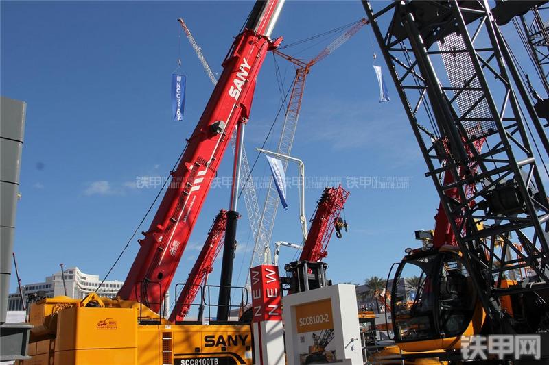 三一重工SCC8100TB起重机局部