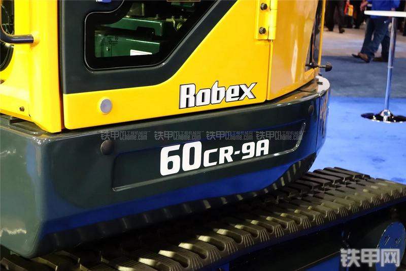 现代R60CR-9A挖掘机局部