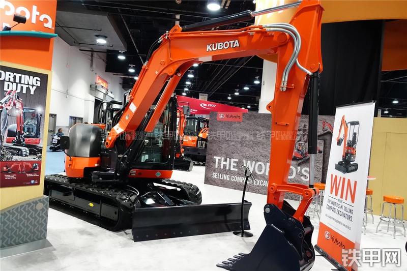 久保田KX080-4挖掘机整机外观