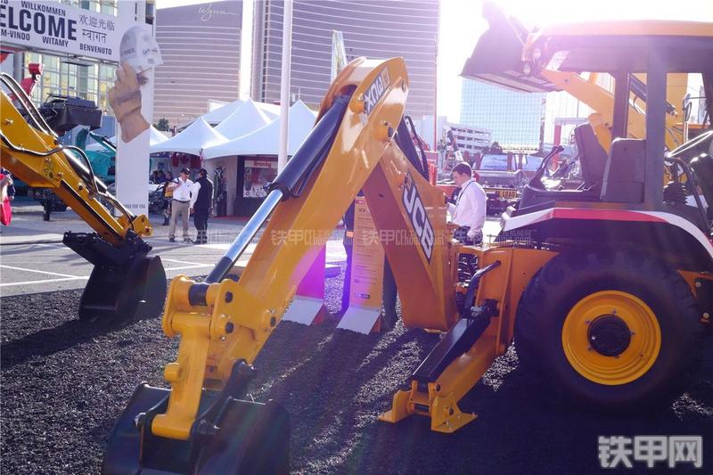 杰西博3CX挖掘装载机局部