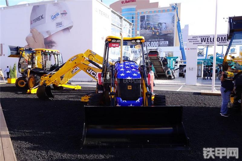 杰西博3CX挖掘装载机整机外观