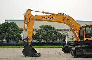 现代R385LC-9T挖掘机局部