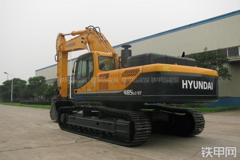 现代R485LC-9T挖掘机整机外观