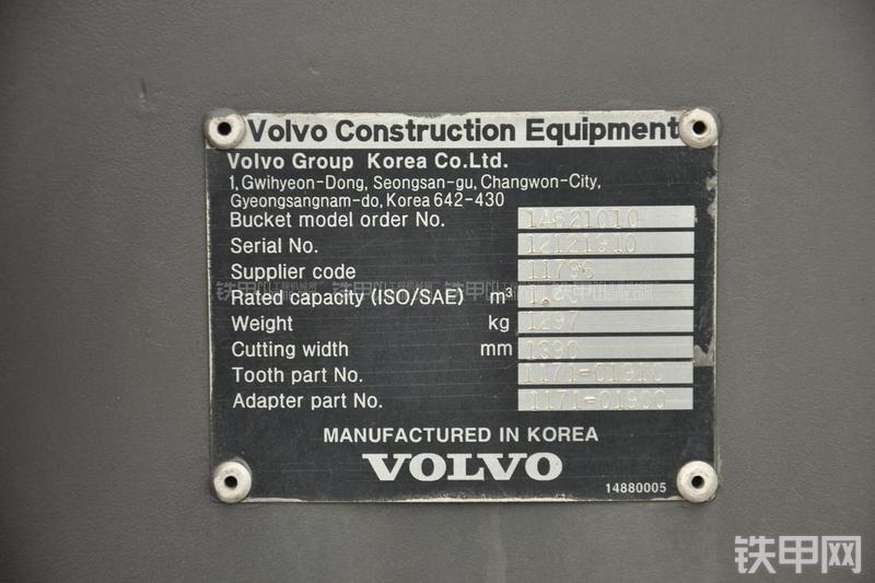 沃尔沃EC290BLC挖掘机其他