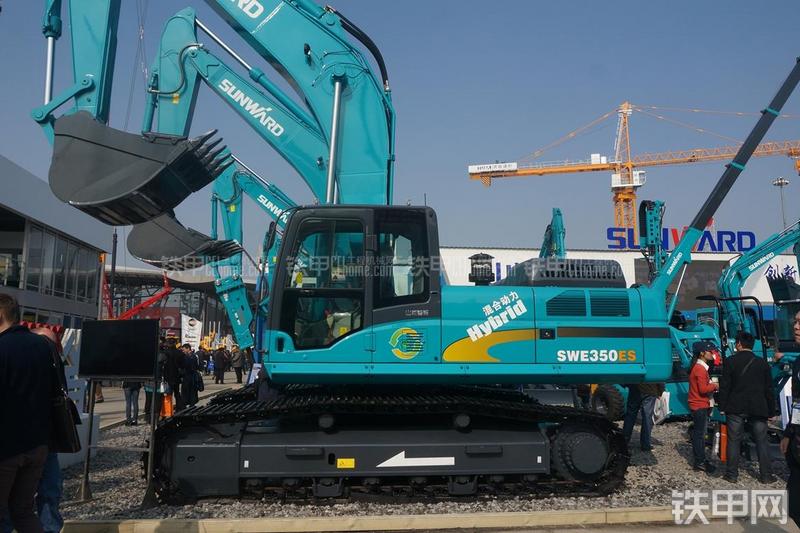 山河智能SWE350ES挖掘机整机外观