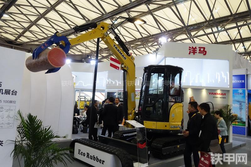 洋马vio35挖掘机整机外观