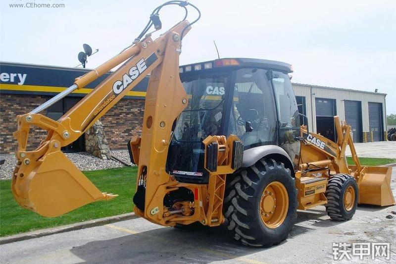 凯斯580SM3挖掘装载机整机外观