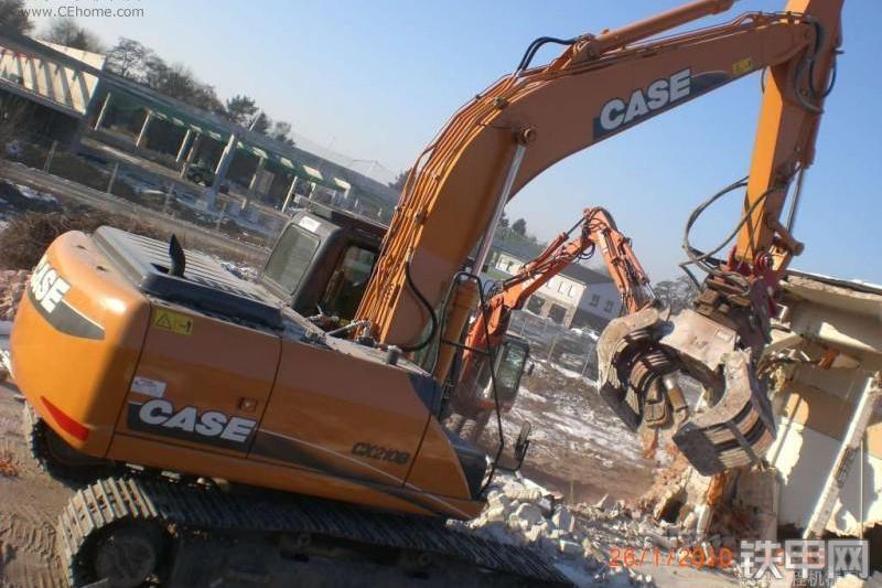 凯斯CX210B Hybrid 混合动力挖掘机整机外观