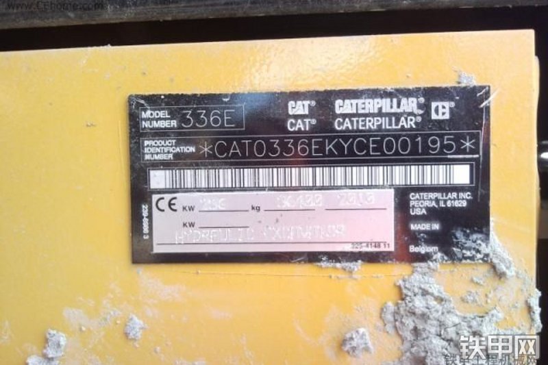 卡特彼勒336E挖掘机整机外观