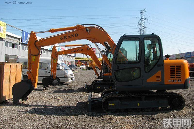 格瑞德GME85挖掘机整机外观