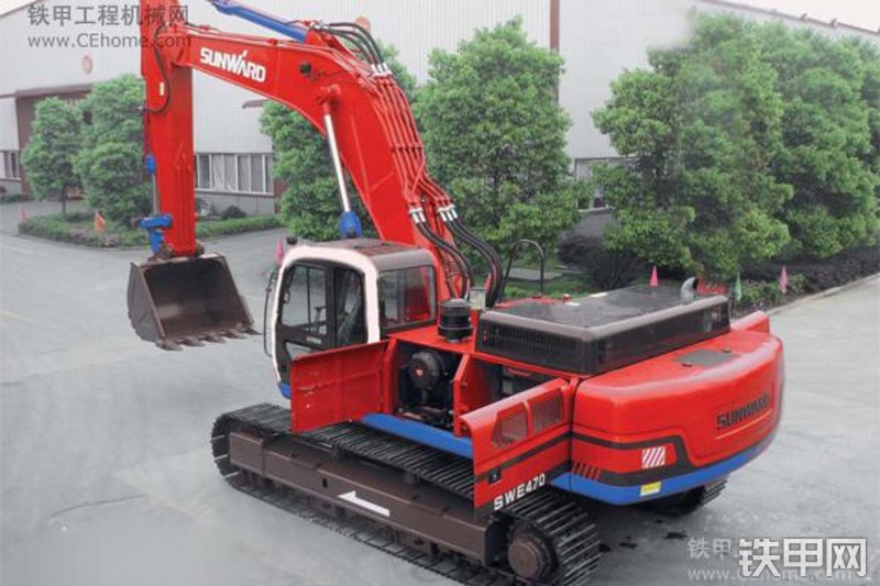 山河智能SWE470挖掘机整机外观