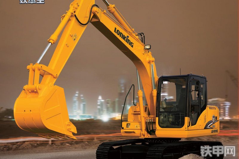 龙工LG6150挖掘机整机外观
