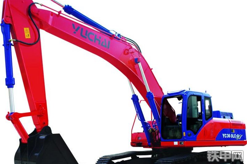 玉柴YC360LC-8挖掘机整机外观
