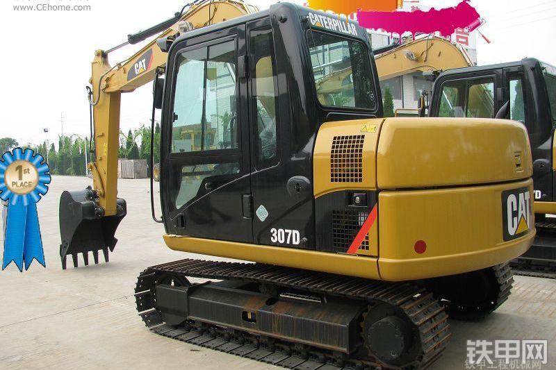 卡特彼勒307D液压挖掘机整机外观