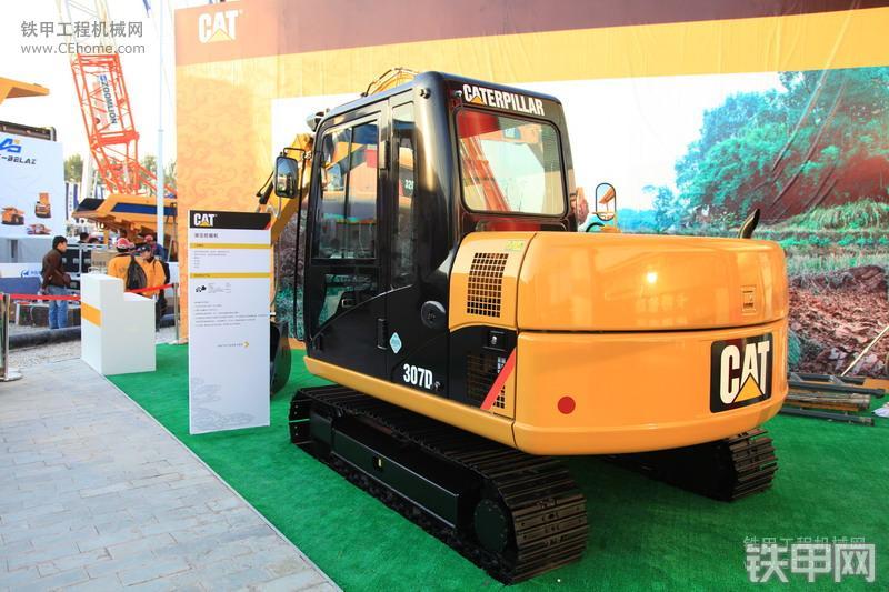 卡特彼勒307D液压挖掘机整机外观