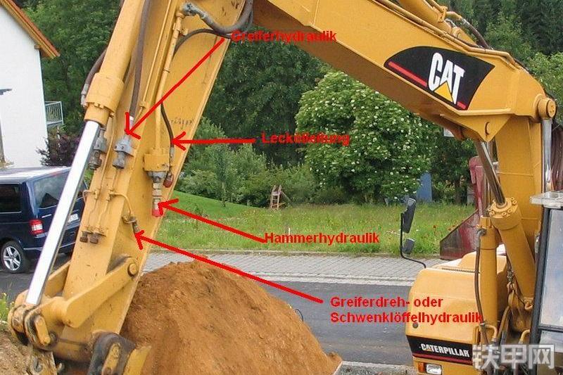 卡特彼勒M318挖掘机整机外观