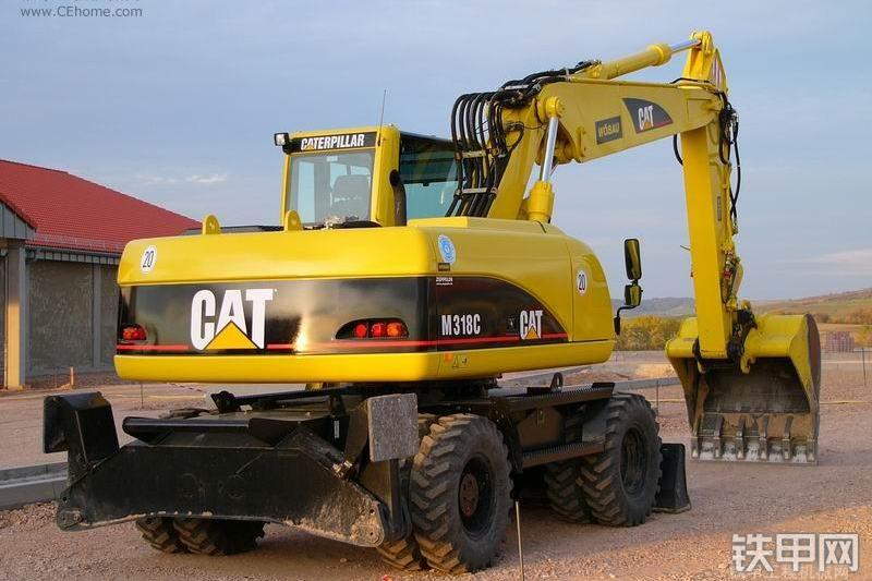 卡特彼勒M318C挖掘机整机外观